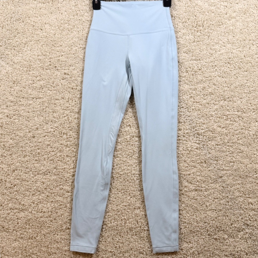 Lululemon Align High Rise Leggings 4 Light Blue Yoga Pant Athletic Gym Workout